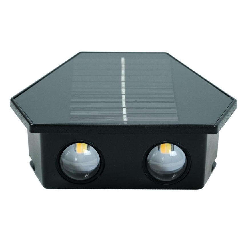 LED Saules enerģijas sienas lampa ar sensoru LED/2W/5V IP54 1300 mAh