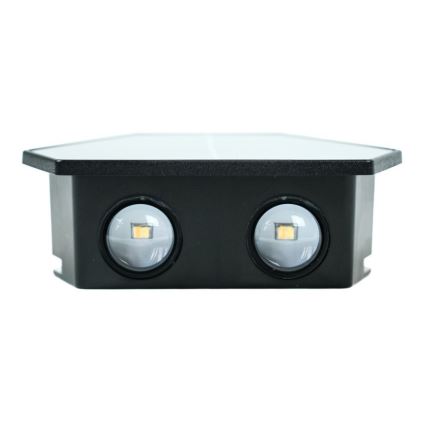 LED Saules enerģijas sienas lampa ar sensoru LED/2W/5V IP54 1300 mAh