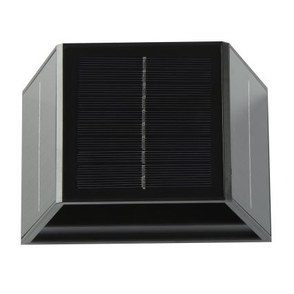 LED Saules enerģijas sienas lampa ar sensoru LED/2W/5V IP54 1300 mAh