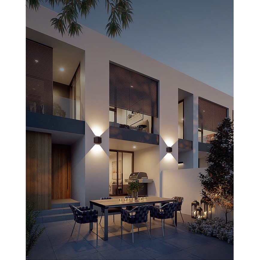 LED Saules enerģijas sienas lampa ar sensoru LED/2W/5V IP54 1300 mAh