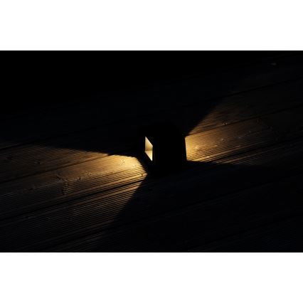 LED Saules enerģijas sienas lampa ar sensoru LED/2W/5V IP54 1300 mAh