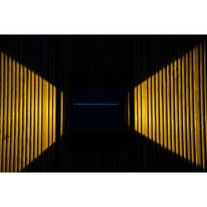 LED Saules enerģijas sienas lampa ar sensoru LED/2W/5V IP54 1300 mAh