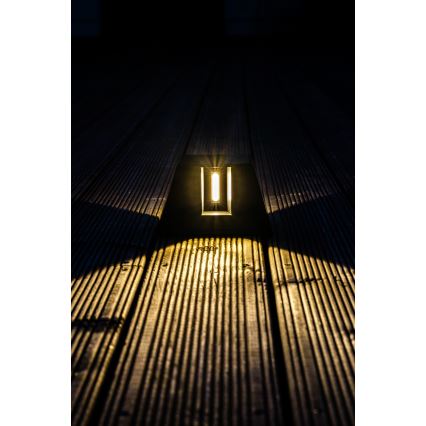 LED Saules enerģijas sienas lampa ar sensoru LED/2W/5V IP54 1300 mAh