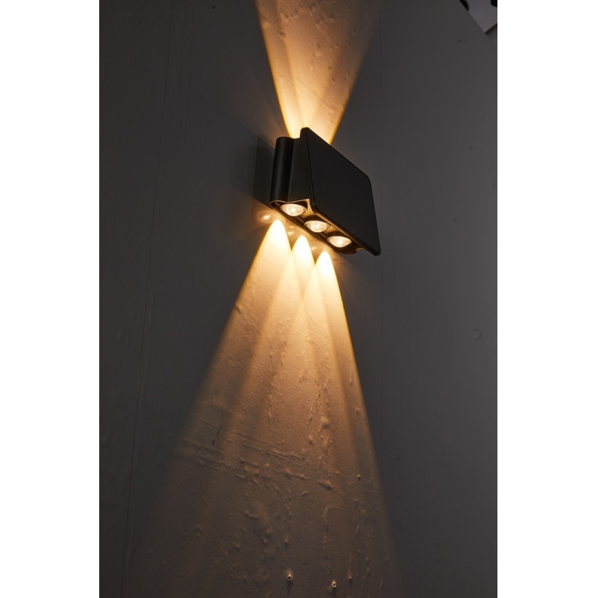 LED Saules enerģijas sienas lampa ar sensoru LED/2W/5V IP54 1300 mAh