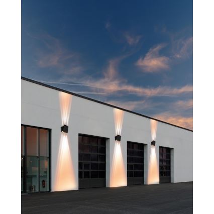 LED Saules enerģijas sienas lampa ar sensoru LED/2W/5V IP54 1300 mAh