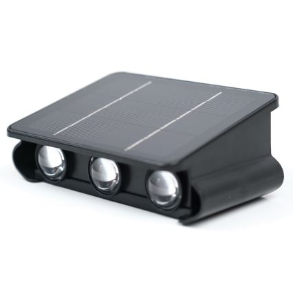 LED Saules enerģijas sienas lampa ar sensoru LED/2W/5V IP54 1300 mAh