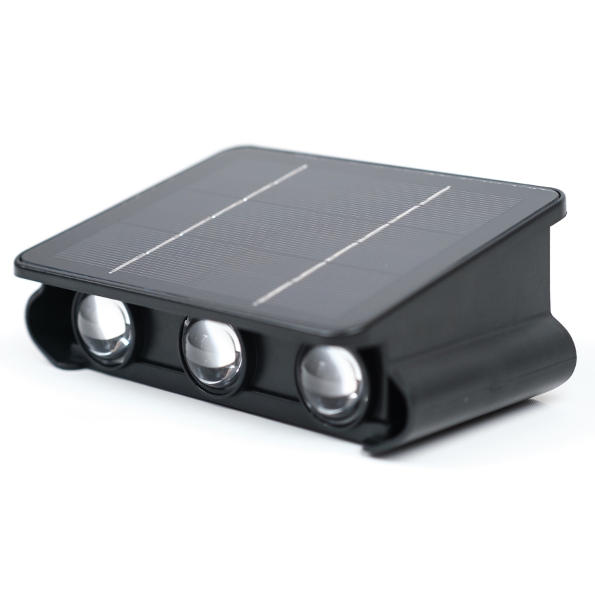 LED Saules enerģijas sienas lampa ar sensoru LED/2W/5V IP54 1300 mAh
