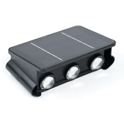 LED Saules enerģijas sienas lampa ar sensoru LED/2W/5V IP54 1300 mAh