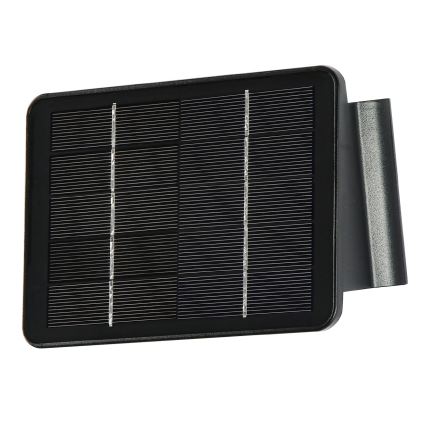 LED Saules enerģijas sienas lampa ar sensoru LED/2W/5V IP54 1300 mAh