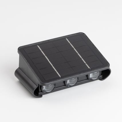 LED Saules enerģijas sienas lampa ar sensoru LED/2W/5V IP54 1300 mAh