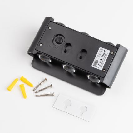 LED Saules enerģijas sienas lampa ar sensoru LED/2W/5V IP54 1300 mAh