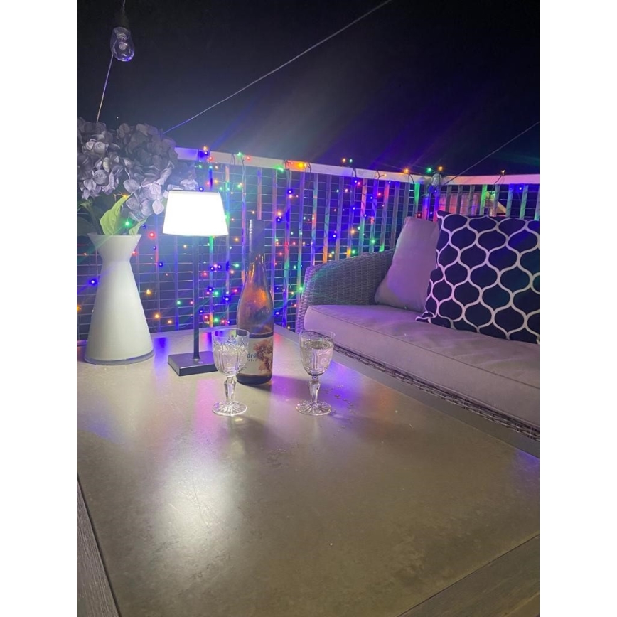 LED Aptumšojama āra saules enerģijas lampa ar sensoru LED/4W/5V IP44 3600 mAh
