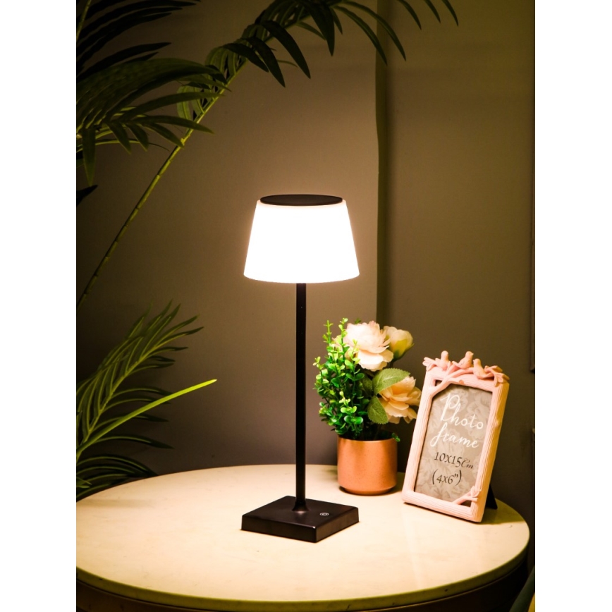 LED Aptumšojama āra saules enerģijas lampa ar sensoru LED/4W/5V IP44 3600 mAh