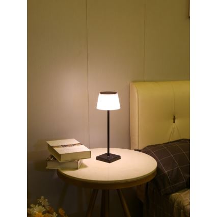 LED Aptumšojama āra saules enerģijas lampa ar sensoru LED/4W/5V IP44 3600 mAh