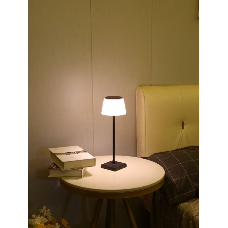 LED Aptumšojama āra saules enerģijas lampa ar sensoru LED/4W/5V IP44 3600 mAh