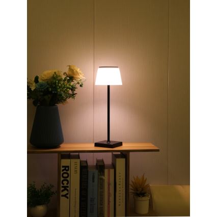 LED Aptumšojama āra saules enerģijas lampa ar sensoru LED/4W/5V IP44 3600 mAh