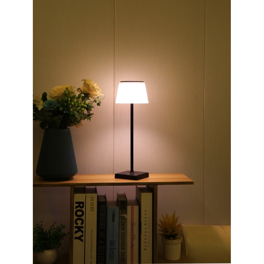 LED Aptumšojama āra saules enerģijas lampa ar sensoru LED/4W/5V IP44 3600 mAh