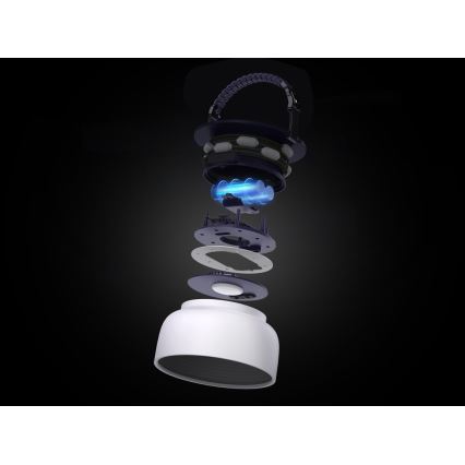 LED RGB Pārnēsājama saules enerģijas uzlādējams lampa ar LED virtene LED/10W/5V 3600 mAh IP65 3600 mAh