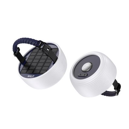 LED RGB Pārnēsājama saules enerģijas uzlādējams lampa ar LED virtene LED/10W/5V 3600 mAh IP65 3600 mAh
