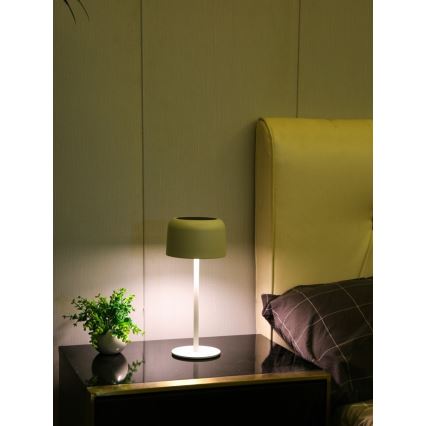 LED Aptumšojama āra saules enerģijas lampa LED/4W/5V 3600mAh IP44