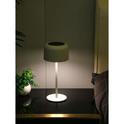 LED Aptumšojama āra saules enerģijas lampa LED/4W/5V 3600mAh IP44