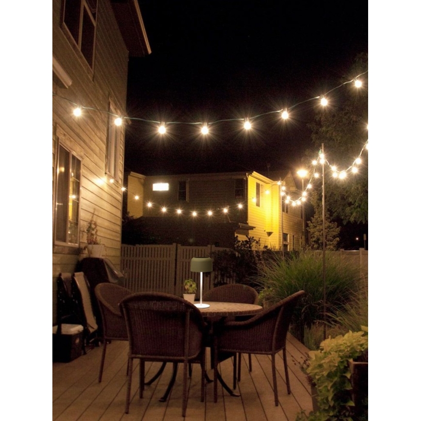 LED Aptumšojama āra saules enerģijas lampa LED/4W/5V 3600mAh IP44