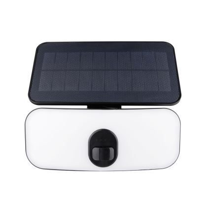 LED Saules enerģijas sienas lampa ar sensoru LED/13W/3,7V 4000K IP65 400 mAh