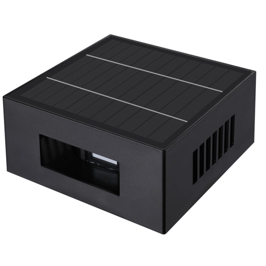 LED Saules enerģijas sienas lampa LED/2W/3,7V 4000K IP44 1300 mAh