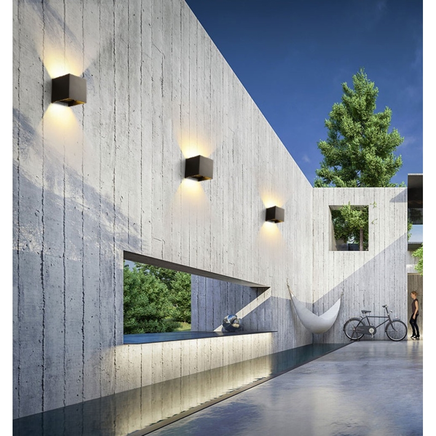 Immax 08510L - LED āra sienas gaismeklis DICE LED/6W/230V 3000K IP65