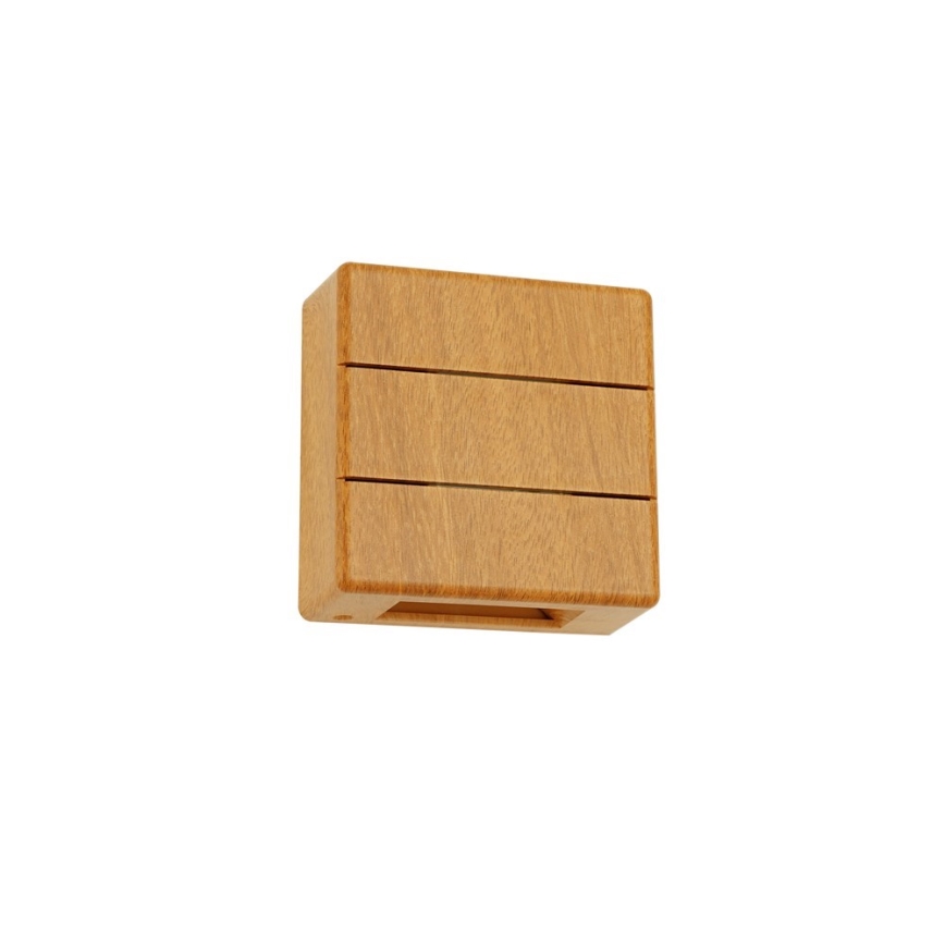 LED āra sienas gaismeklis LUXLINE LED/6W/230V 3000K IP54 ozols