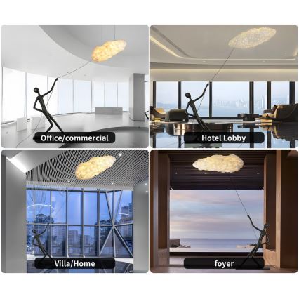 Grīdas lampa SILUETTE 6xE27/40W/230V 180 cm Dream Reach