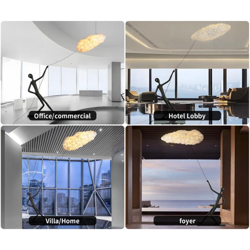 Grīdas lampa SILUETTE 6xE27/40W/230V 180 cm Dream Reach