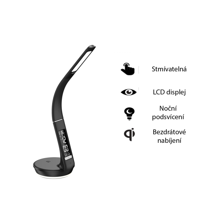 Immax - LED Aptumšojama galda lampa COBRA LED/5W/230V, melna