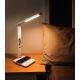 LED Aptumšojama galda lampa ar bezvadu lādētāju QI and USB KINGFISHER LED/8,5W/230V, balta