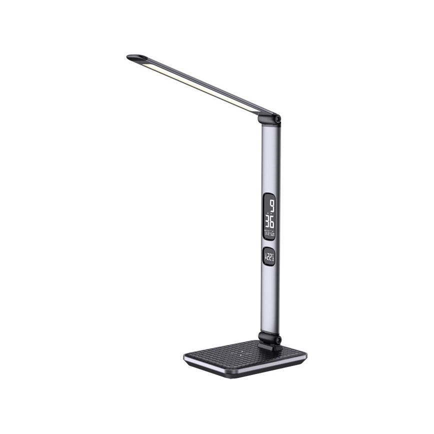 LED Aptumšojama galda lampa LED/8,5W/230V ar bezvadu uzlādi