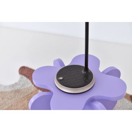 LED Aptumšojama galda lampa ar bezvadu uzlādi FINCH LED/9W/12/230V pelēka/spīdīgi hromēts