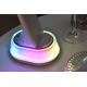 LED RGB Aptumšojama galda lampa ar bezvadu uzlādi CORELLA LED/7W/12/230V, melna