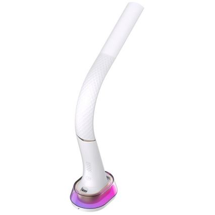 LED RGB Aptumšojama galda lampa ar bezvadu uzlādi CORELLA LED/7W/12/230V, balta