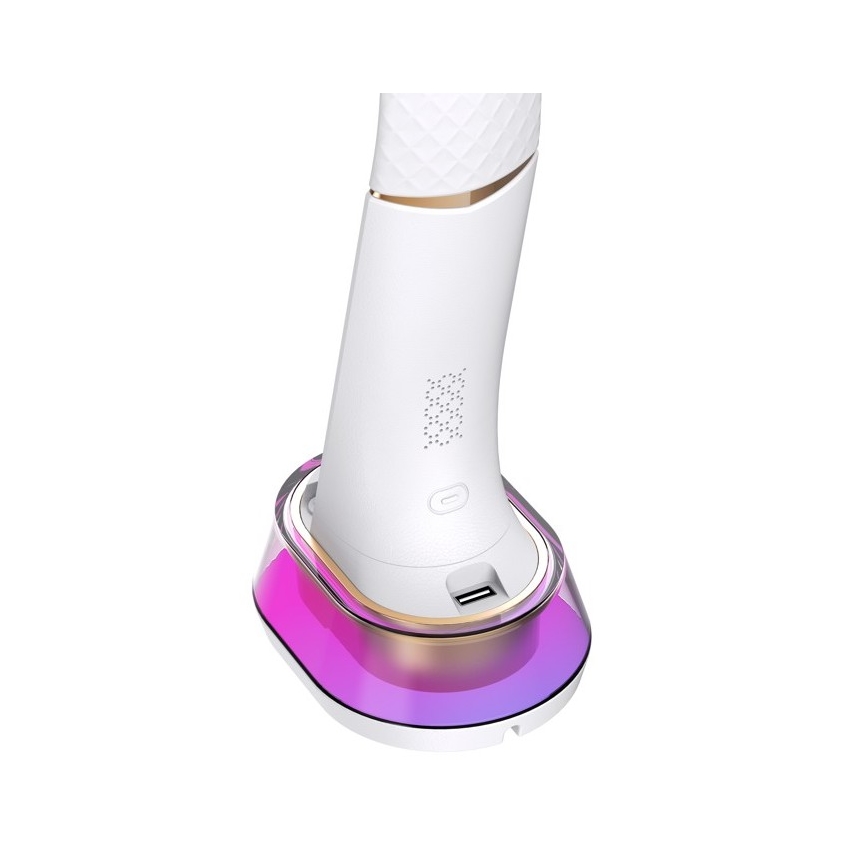 LED RGB Aptumšojama galda lampa ar bezvadu uzlādi CORELLA LED/7W/12/230V, balta