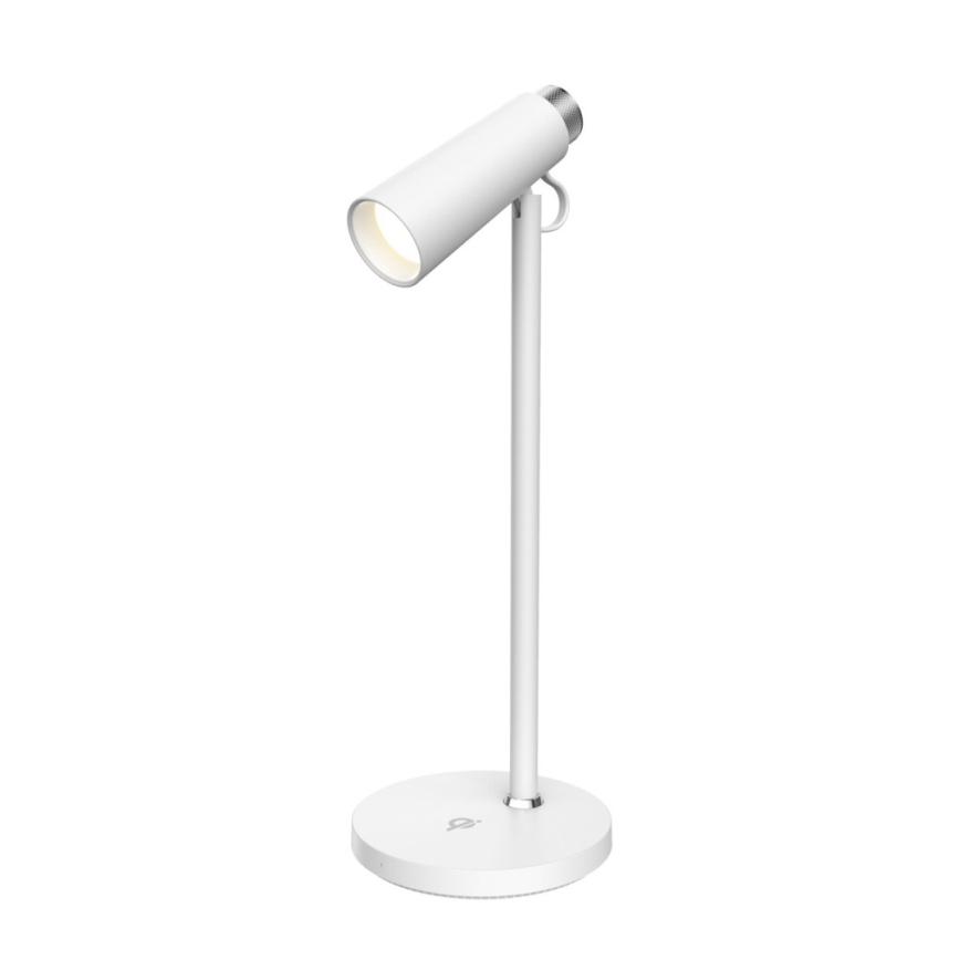 LED Aptumšojama galda lampa ar bezvadu Qi lādētāju TIT LED/12W/230V balta