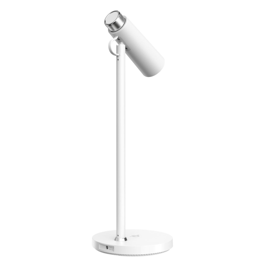 LED Aptumšojama galda lampa ar bezvadu Qi lādētāju TIT LED/12W/230V balta