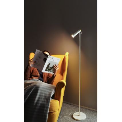 LED Aptumšojama grīdas stāvlampa TIT LED/6W/230V balta