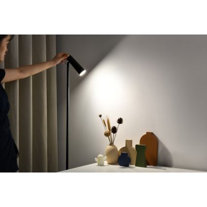 LED Aptumšojama grīdas stāvlampa TIT LED/6W/230V melna