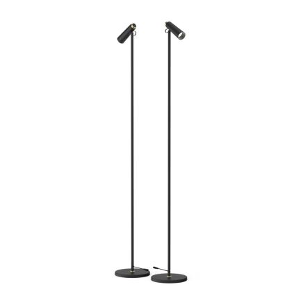 LED Aptumšojama grīdas stāvlampa TIT LED/6W/230V melna