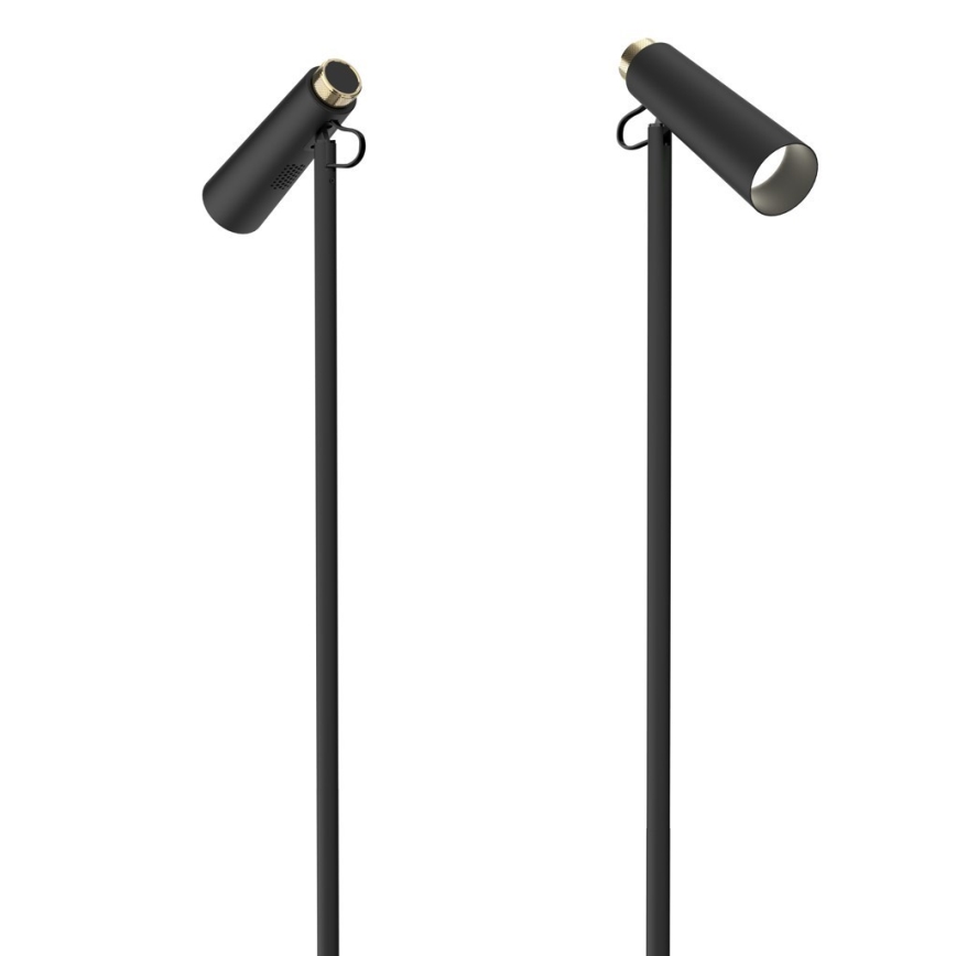 LED Aptumšojama grīdas stāvlampa TIT LED/6W/230V melna