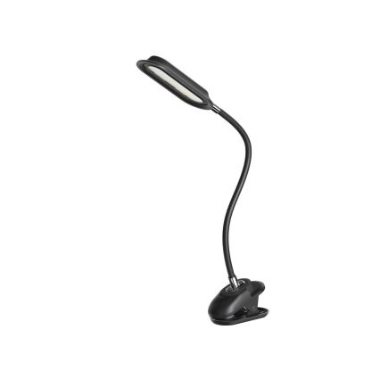 LED+CCT Regulējama galda lampa ar skavu CLIP LED/7,5W/230V 3000/4200/5000K melna