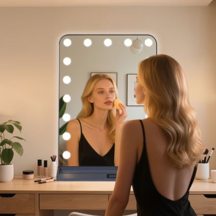 Dimējams LED grima spogulis HOLLYWOOD LED/18W/230V 3000/4200/6000K pelēks