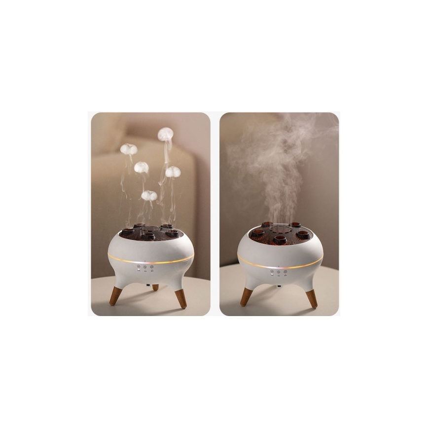 Immax 09104L - Aroma difuzors un gaisa mitrinātājs JELLYFISH LED/11W/5V