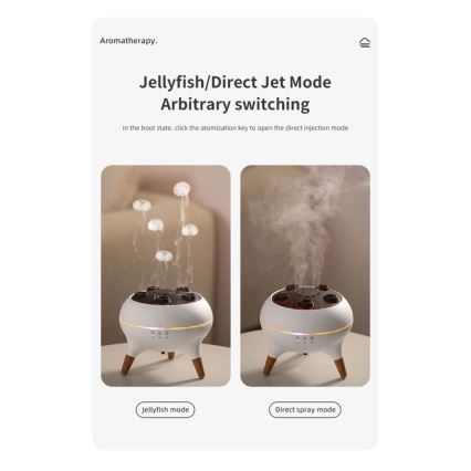 Immax 09104L - Aroma difuzors un gaisa mitrinātājs JELLYFISH LED/11W/5V