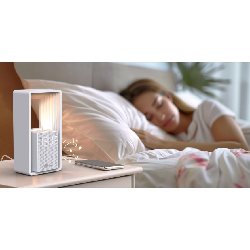 LED galda lampa ar modinātāju un uzlādi CALM LED/3,5W/5V